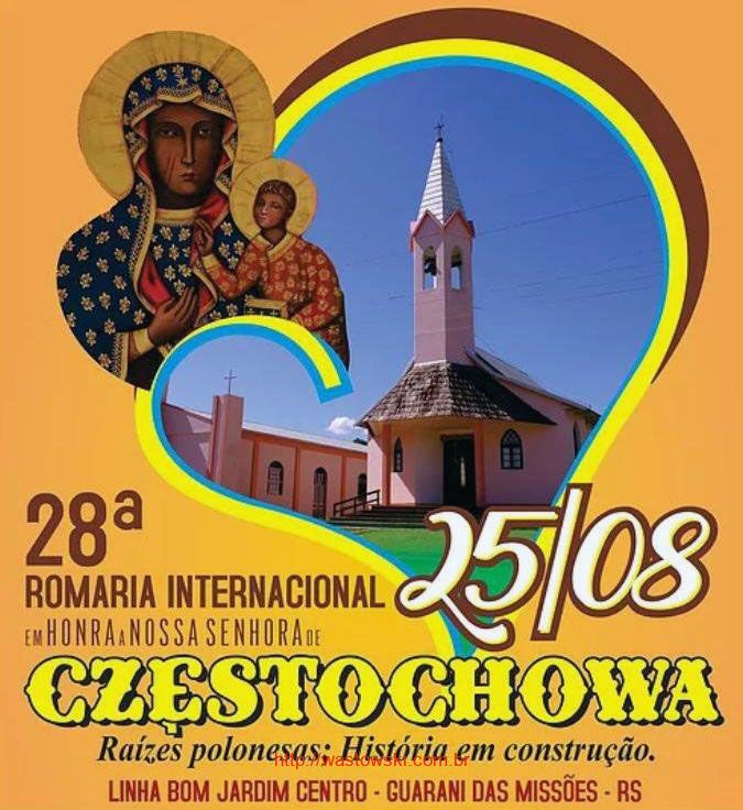 28ª Romaria Internacional à Nossa Senhora de Częstochowa - Frente